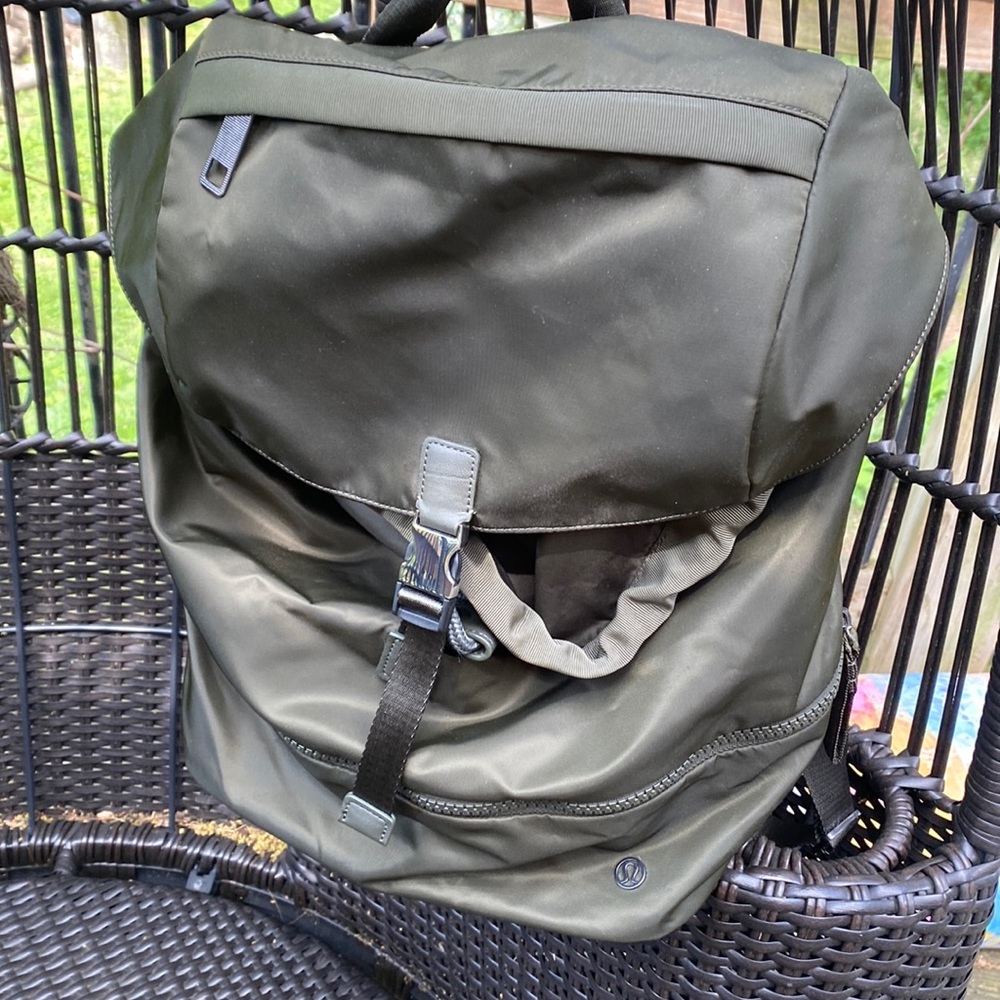 Lululemon Dark Green backpack